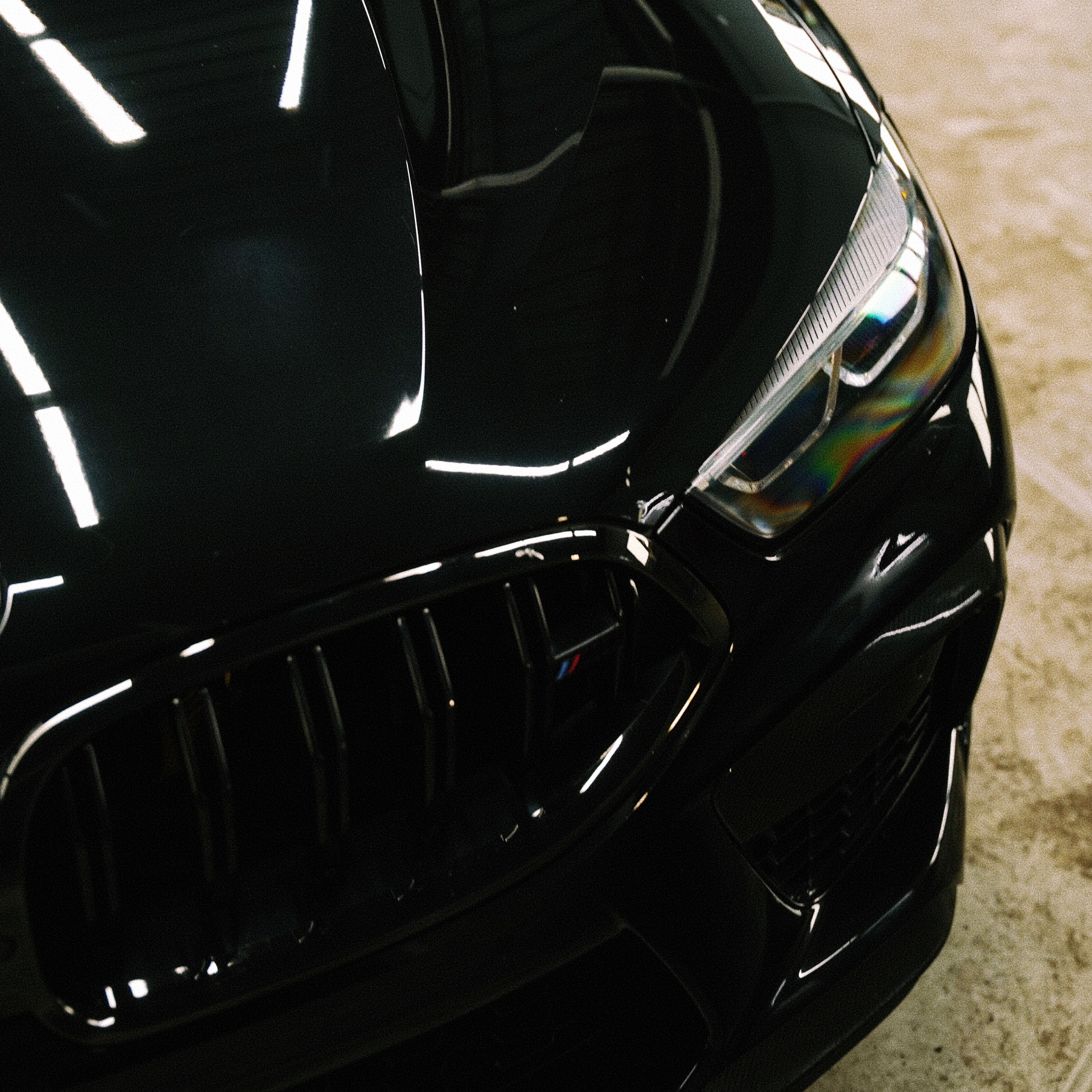 BMW M8 in shop