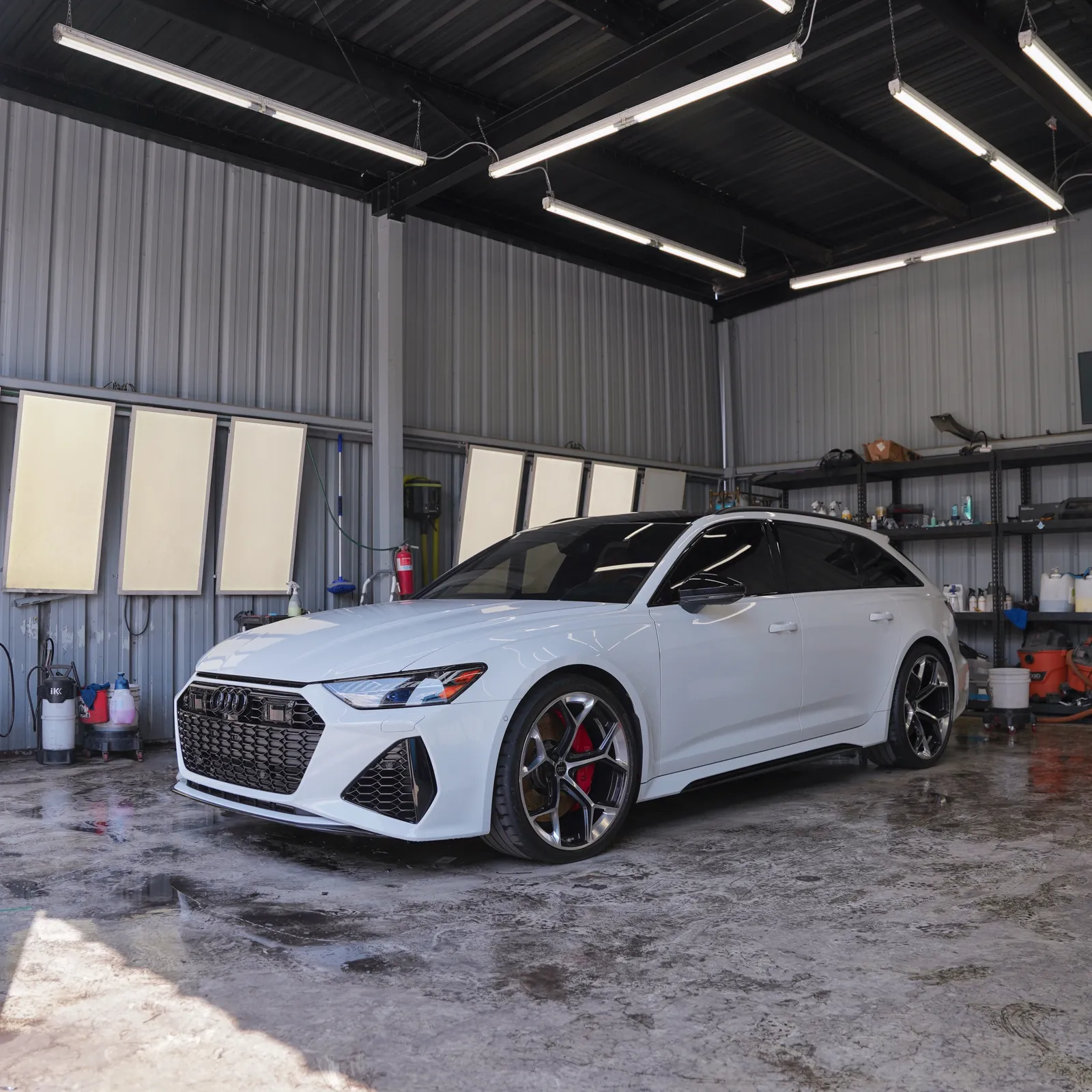 Audi RS6 Avant, Detail & Ceramic, Irvine shop