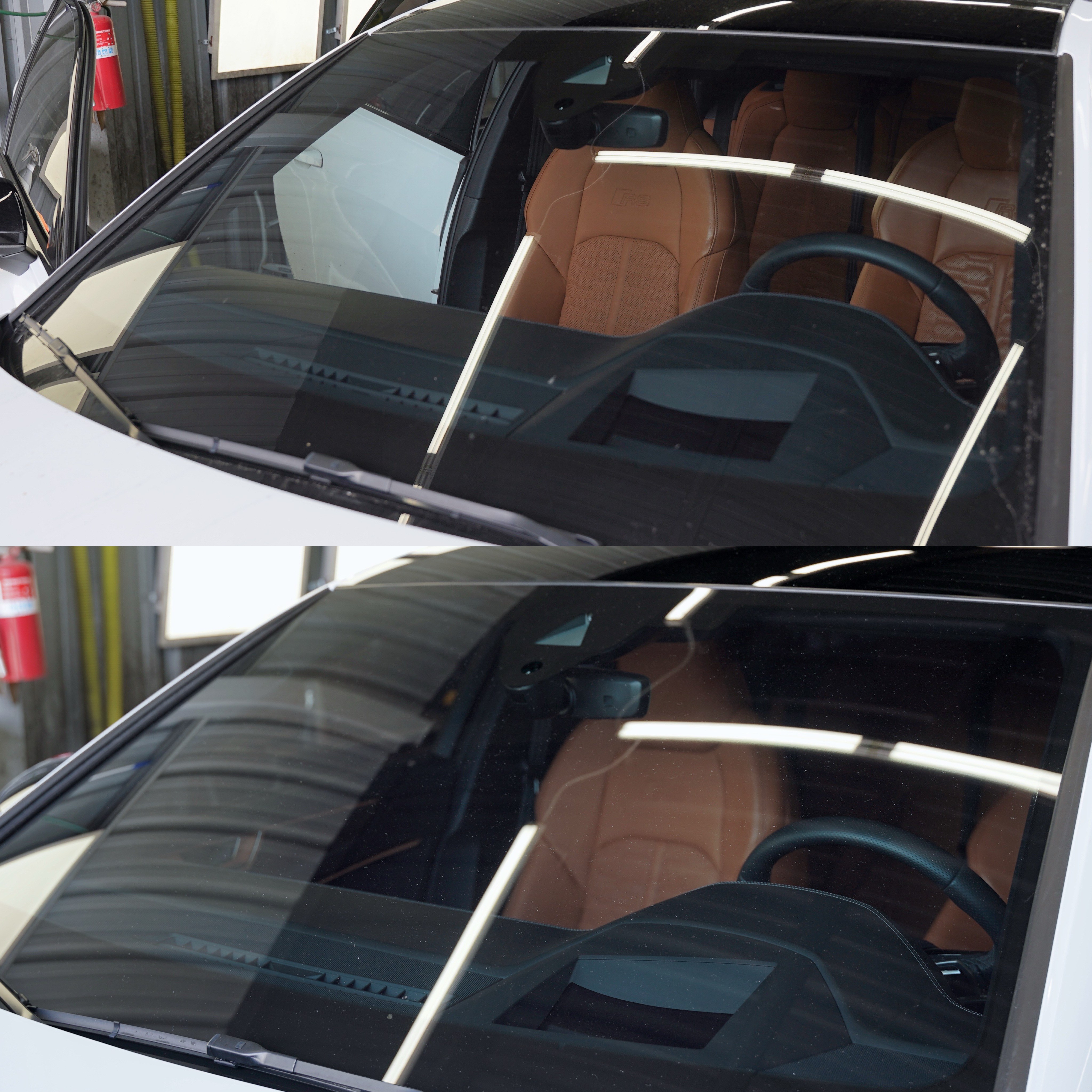Audi RS6 windshield tint